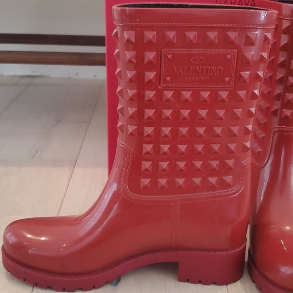 Valentino Garavani Rockstud Rain boots - Picture 3 of 5